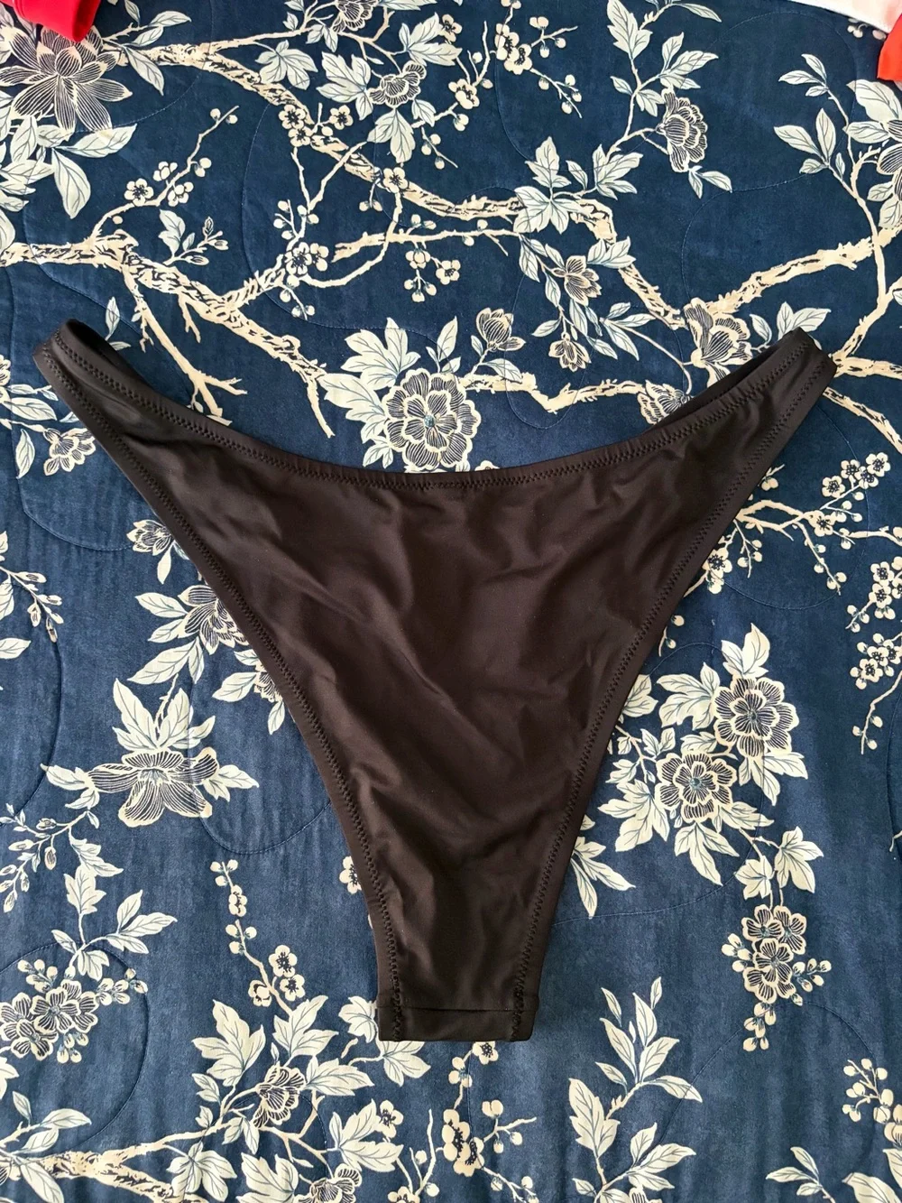 SKIMS Black Bikini Bottom
